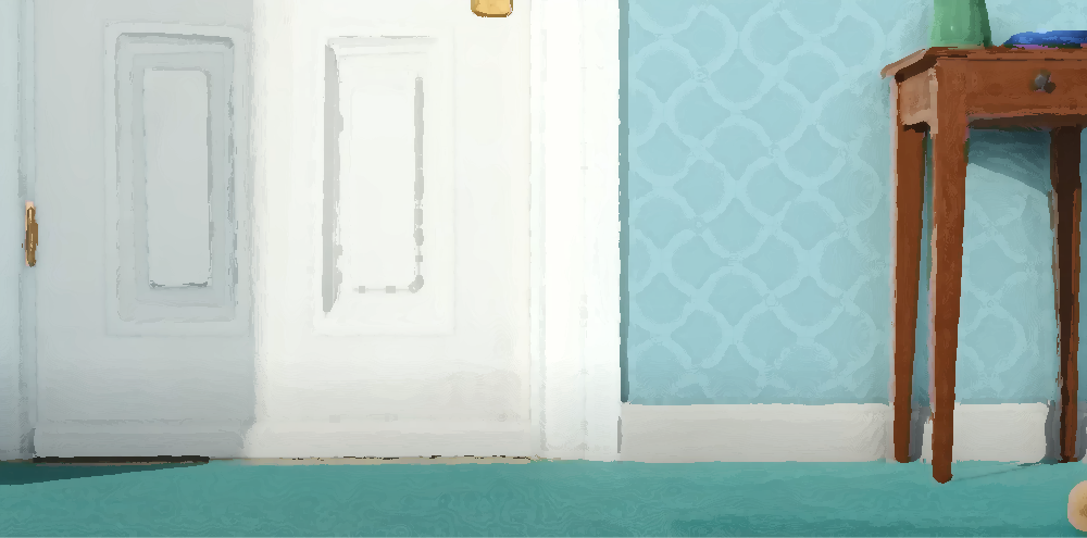 Scene med hund og snøball